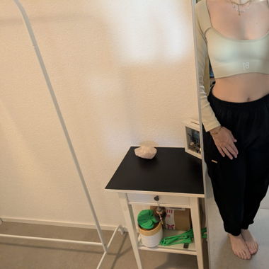 Langärmeliges Croptop von BJ Positivewear
