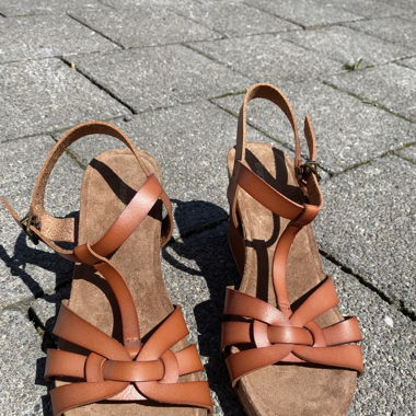 Absatzschuhe leder