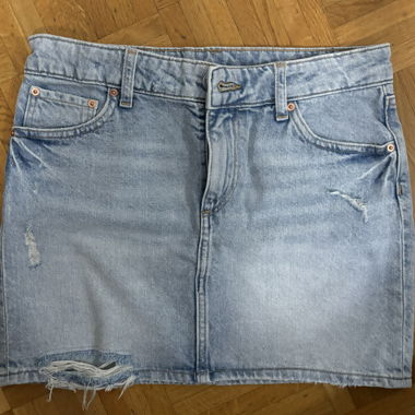 Jupe en jean mini H&M