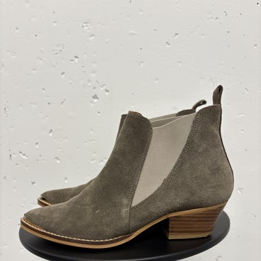 Mos Mosh Ankle Boots Gr. 36 Wildleder taupe
