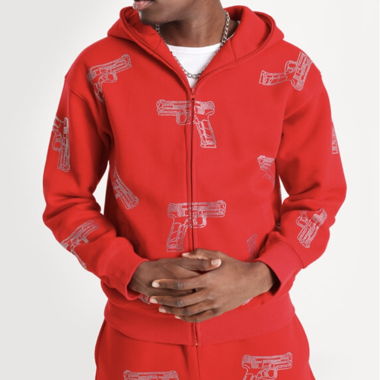 Sweat zippé et pantalon trapstar