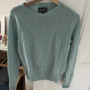 Pull cashmere vert d’eau 