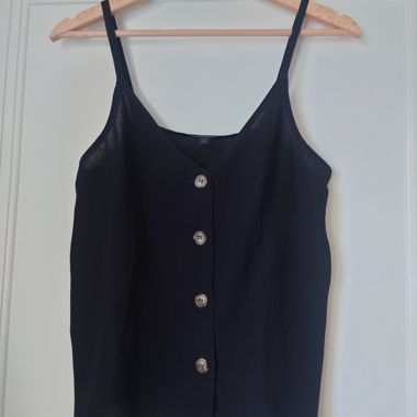 Top noir Topshop