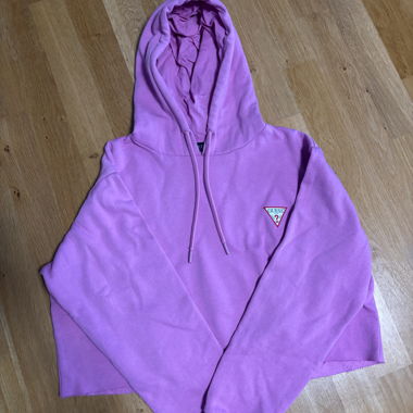 Hoodie rose Guess