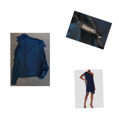 SWING One-Shoulder Kleid