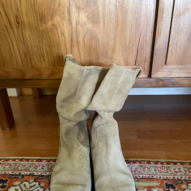 Wildlederstiefel Zara Grösse 39 