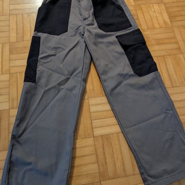 Pantaloni da lavoro per bambini Marsum grigio/nero