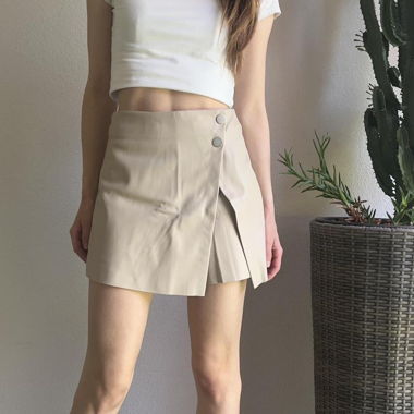 Beige Skort