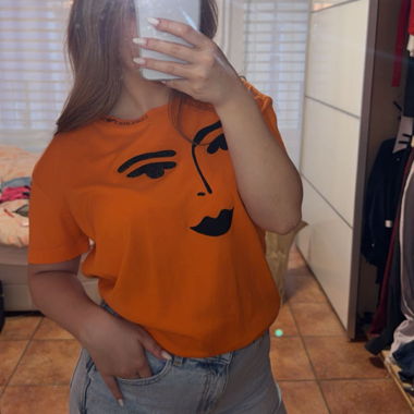 T-shirt orange Emporio Armani