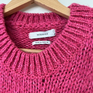 Pink oversized sweater 