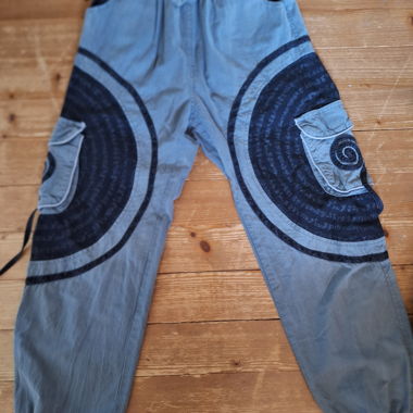 Pantalon bohème bleu