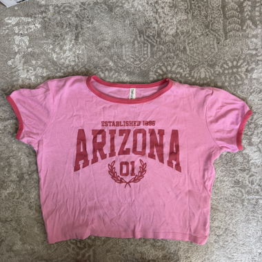 T-shirt crop rosa Defacto
