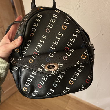 Guess mini backpack black multicolour