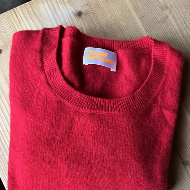 Roter Cashemere Pulli