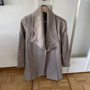 Manteau gris pour femme
