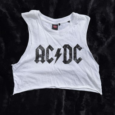 AC/DC Crop Tank Top