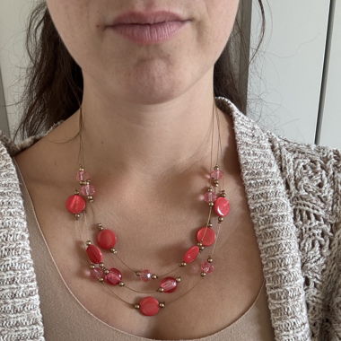 Necklace - Coral