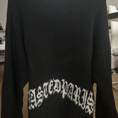 Maglione nero Wasted Paris