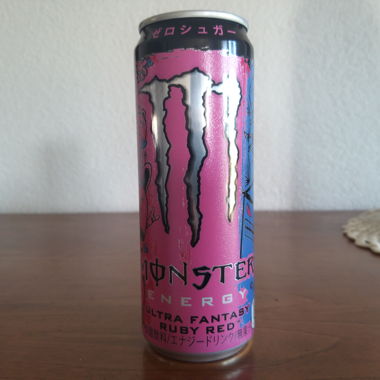 Boisson Monster Energy Ultra Fantasy Ruby Red japonaise (vide)