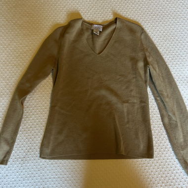 Ann Taylor LOFT maglione scollo a V in merino M