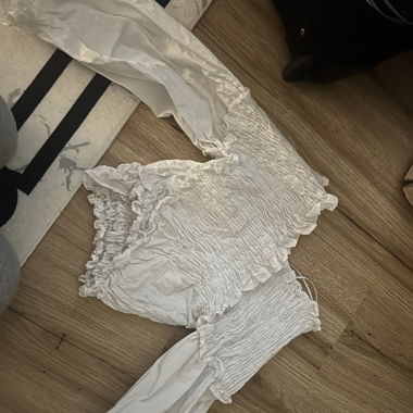 Oberteil in weiss von Zara