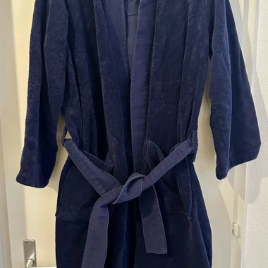 Peignoir Kenzo bleu en éponge