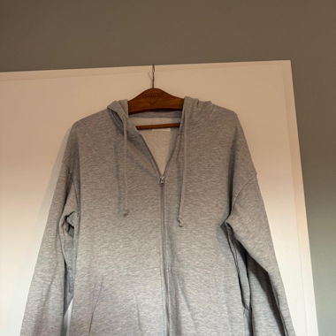 Kapuzenjacke grau