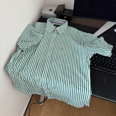 Tommy Hilfiger Summer Green Hemd - Grösse L