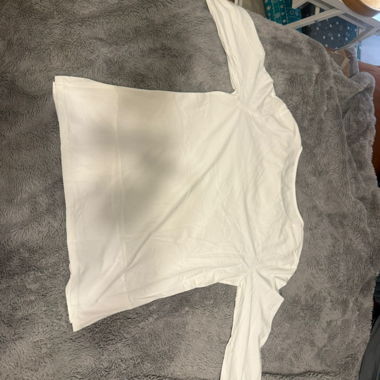 Weekend MaxMara weisses Langarmshirt