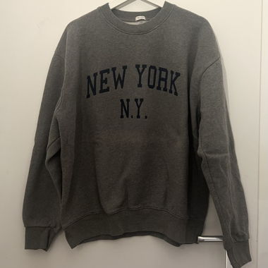 Felpa grigia NEW YORK N.Y.