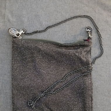 Stefanel Bag Evening Grey Silver