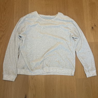 Sweat-shirt gris orné