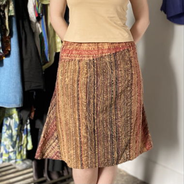 Soa Papaya Boho Skirt 