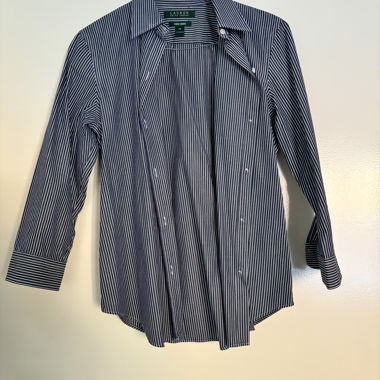 Polo Ralph Lauren Women’s Navy&White Striped Shirt