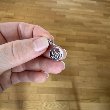 Silver Pendant «I Love YOU»