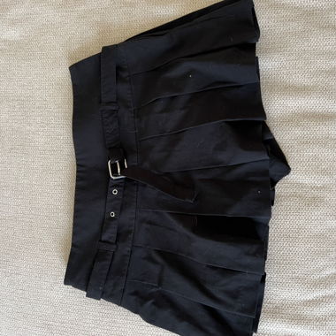 Black Pleated Skirt