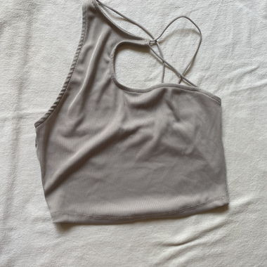 Crop top violet clair