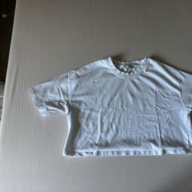 White Zara top