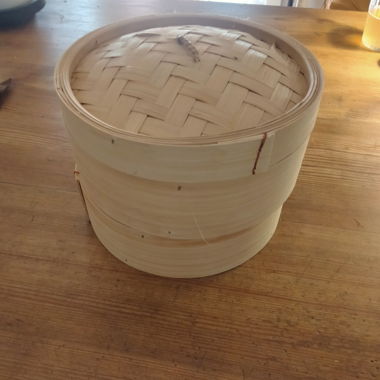 Bambus-Dampfkoerbe Set