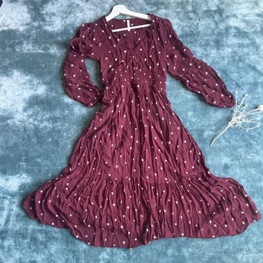 Luftiges langes Kleid rot Pepe Jeans 34