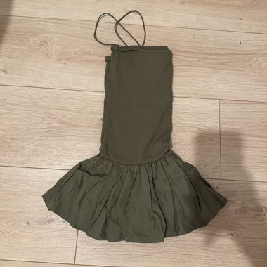 Zara kahki top