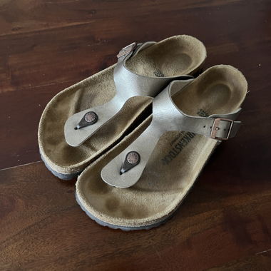Birkenstock rosé Zehensandalen