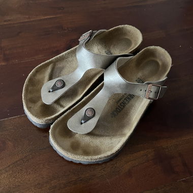Birkenstock rosé Zehensandalen
