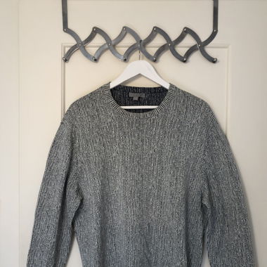 COS grün-weiss gestreiftes Pullover