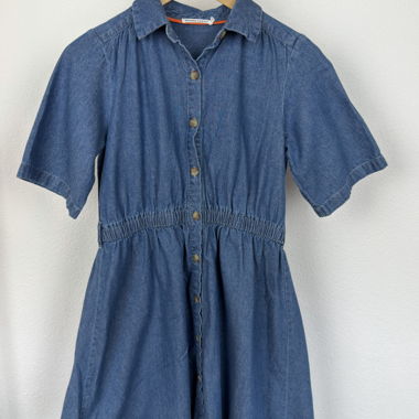 Robe chemise en jean enfant Monoprix