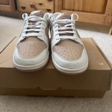 Nike Dunk Low Sneaker beige weiss