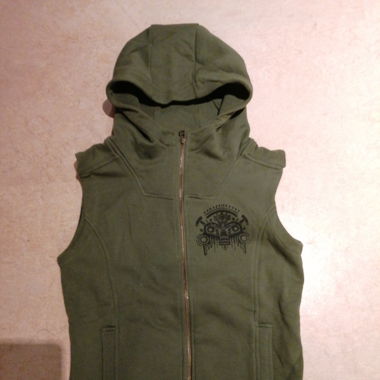PLAZMALAB Weste Gilet olive Gr. S