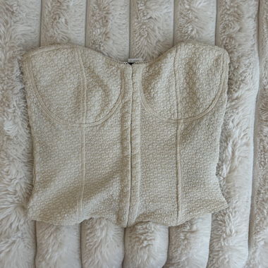 Beige Corset Top