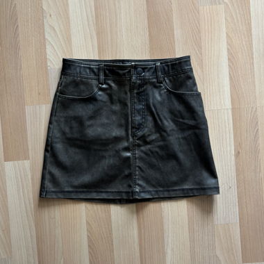 Grey-Green-Black Mini Skirt