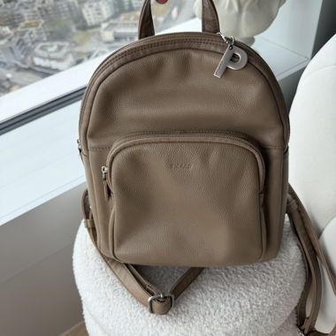 Picard Beige Leather Backpack